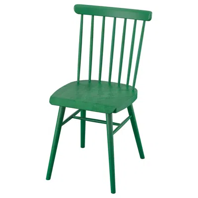 Ikea Högved Chair, Green, Depth: 20 1/8 "