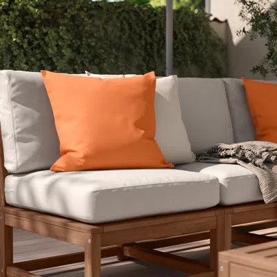 Ikea Hjärterö Cushion Cover, Bright Orange Outdoor/indoor, 20x20 "