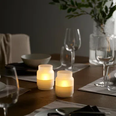 Ikea Hjulmöja Led Table Decoration, Glass/battery Operated White, Diameter: 3 "