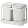 Ikea Hållbar Recycling Solution, With Pull-out/light Gray, 5 Gallon
