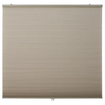 Ikea Hoppvals Cellular Blind, Beige, 48x64 " In Brown