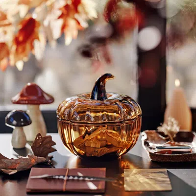 Ikea Höstagille Bowl With Lid, Brown, 7 ½ "