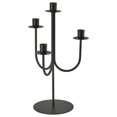 Ikea Höstagille Candelabra, Black, 15 "