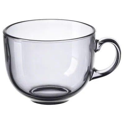Ikea Höstagille Mug, Light Gray Tempered Glass, 17 oz