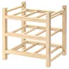 Ikea Hutten 9-bottle Wine Rack, Solid Wood, Width: 13 "