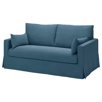 Ikea Hyltarp Cover For Loveseat, Tallmyra Blue
