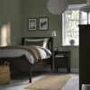 Ikea Idanäs Bed Frame, Dark Brown Stained, Twin