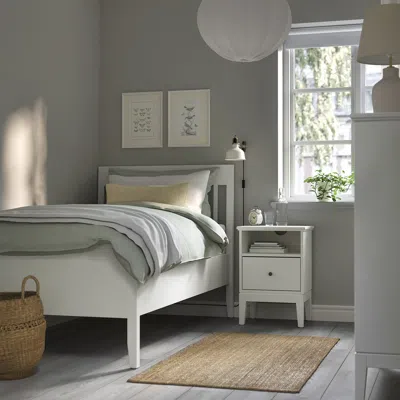 Ikea Idanäs Bed Frame, White, Twin