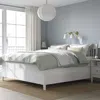 Ikea Idanäs Bed Frame With Storage, White, King In White