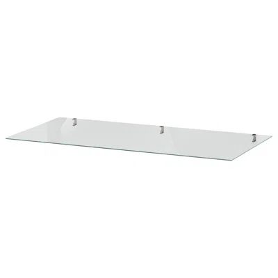 Ikea Idanäs Glass Top, Clear, 40 1/2x19 5/8 " In White