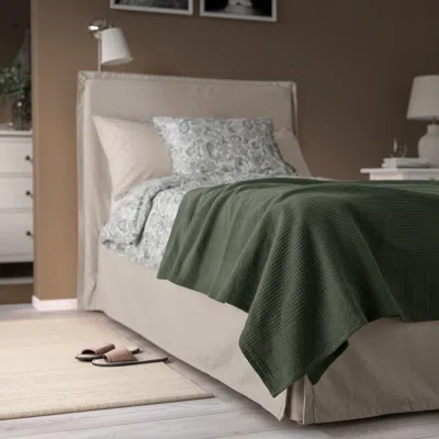 Ikea Indira Bedspread, Gray-green, Twin/twin X-long