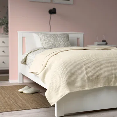 Ikea Indira Bedspread, Natural/unbleached Cotton, Twin/twin X-long