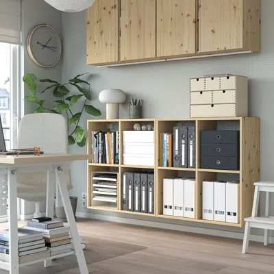 Ikea Ivar Shelf Unit, Pine, 31x12x33 " In Brown