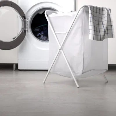 Ikea Jäll Laundry Bag With Stand, White, 13 Gallon