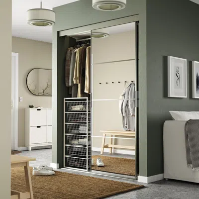 Ikea Jonaxel Storage Combination, White, 19 5/8x20 1/8x41 "