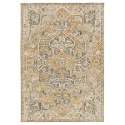 Ikea Järnväg Rug, Low Pile, Ornament Pattern Beige/dark Beige, 5 ' 3 "x7 ' 7 " In Neutral