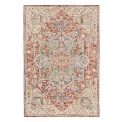 Ikea Järnväg Rug, Low Pile, Ornament Pattern Pink/beige, 7 ' 10 "x10 '