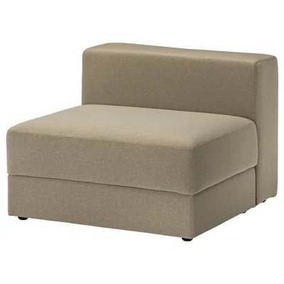 Ikea Jättebo 1.5-seat Module With Storage, Johanneshov Brown-beige, Width: 37 3/8 "