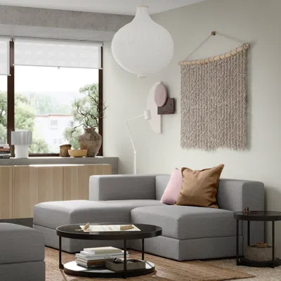 Ikea Jättebo 2.5-seat Mod Sofa With Chaise, Left/tonerud Gray, Width: 74 3/4 "