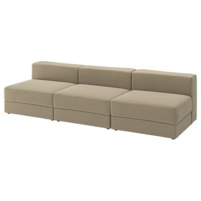 Ikea Jättebo 4.5-seat Mod Sofa, Johanneshov Brown-beige, Width: 112 1/4 "