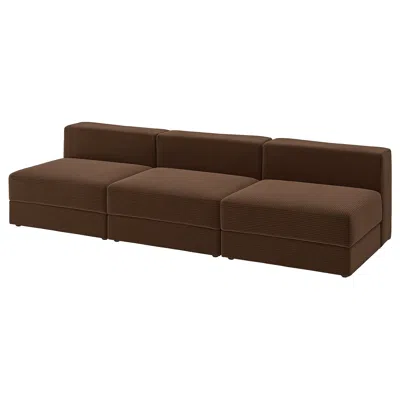 Ikea Jättebo 4.5-seat Mod Sofa, Samsala Dark Brown, Width: 112 1/4 "