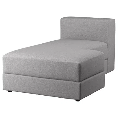 Ikea Jättebo Chaise Module, Right, Tonerud Gray, Width: 37 3/8 "