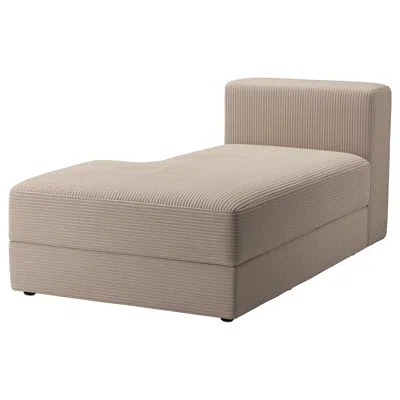 Ikea Jättebo Cover Chaise Module, Left, Samsala Gray-beige
