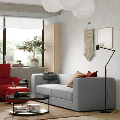Ikea Jättebo Sectional, 3-seat, Tonerud Gray, Depth: 37 3/8 "