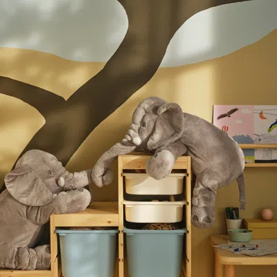 Ikea Jättestor Soft Toy, Elephant/gray, Length: 23 ½ "