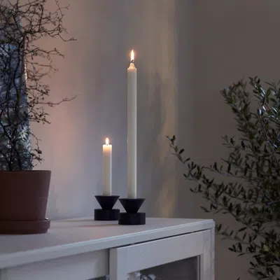 Ikea Jubla Unscented Candle, White, 13 ¾ "