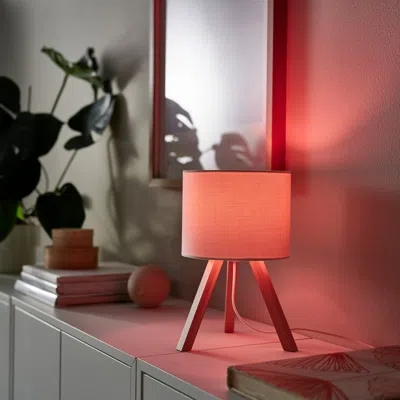 Ikea Kajplats Led Bulb E12 800 Lm, Smart Color And White Spectrum/globe/opal White, 2 " In Red