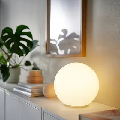Ikea Kajplats Led Bulb E26 1100 Lumen, Smart White Spectrum/globe/opal White, Default Colour Temperature: