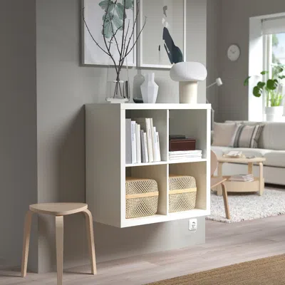 Ikea Kallax Shelf Unit, White, 30 1/8x30 1/8 "