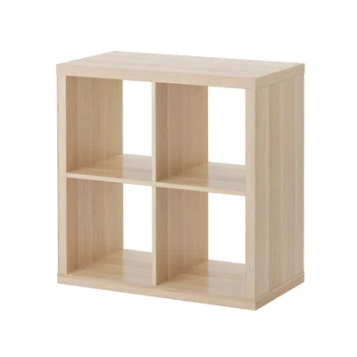 Ikea Kallax Shelf Unit, White Stained Oak Effect, 30 1/8x30 1/8 "