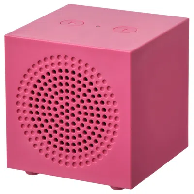 Ikea Kallsup Portable Bluetooth Speaker, Pink, Width: 2 3/4 "