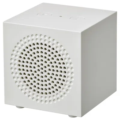 Ikea Kallsup Portable Bluetooth Speaker, White, Width: 2 3/4 "