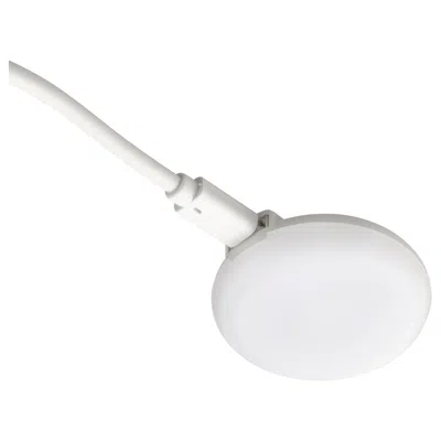 Ikea Kapplake Led Spotlight, White, Cord Length: 8 ' 2 "