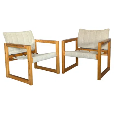 Pre-owned Ikea Karin Mobring Diana Armchairs By  In Sweden, 1970s In Brown