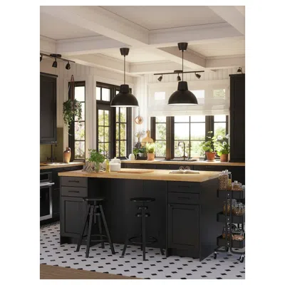 Ikea Karlby Countertop For Kitchen Island, Oak/veneer, 74x42x1 1/2 "