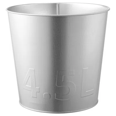 Ikea Åkerbär Plant Pot, Indoor/outdoor/galvanized, 7 ½ " In Silver