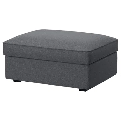Ikea Kivik Cover For Ottoman With Storage, Gunnared Medium Gray