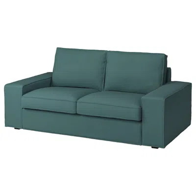 Ikea Kivik Loveseat Cover, Kelinge Gray-turquoise