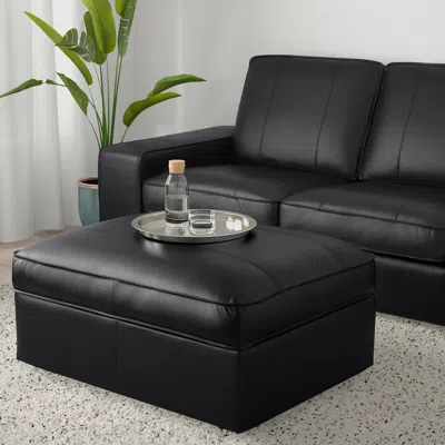 Ikea Kivik Ottoman, Grann/bomstad Black, Width: 35 3/8 "