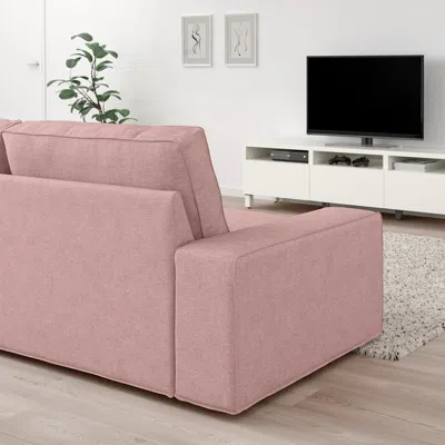 Ikea Kivik Sectional, 4-seat With Chaise, Gunnared Light Brown-pink, Max. Width: 125 1/4 "