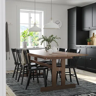 Ikea Klimpfjäll Dining Table, Gray-brown, 94 1/2x37 3/8 "