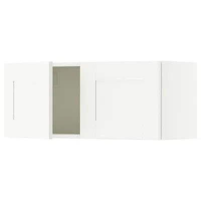Ikea Knoxhult Wall Cabinet With Doors, White Frame, 30x12x12 1/2 "