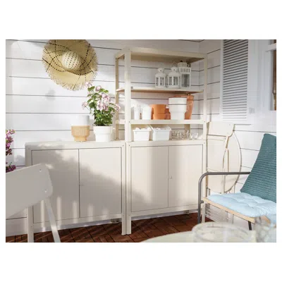 Ikea Kolbjörn Cabinet, Indoor/outdoor, Beige, 31 1/2x31 7/8 "