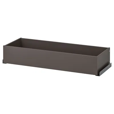 Ikea Komplement Drawer, Dark Gray, 39 3/8x13 3/4 " In Black