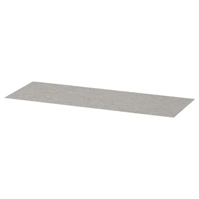 Ikea Komplement Drawer Liner, Light Gray, 35x11 3/4 "