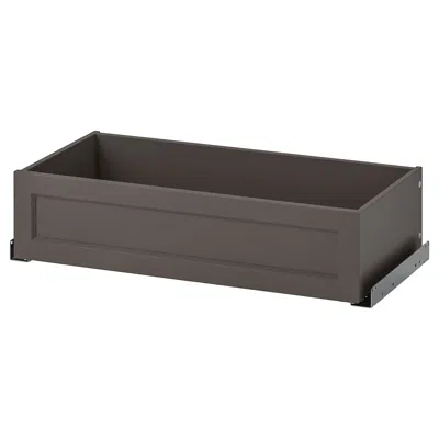 Ikea Komplement Drawer With Framed Front, Dark Gray, 29 1/2x13 3/4 "